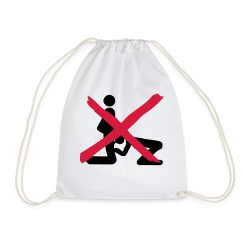 verbotene liebe oralsex icon - Sac de sport léger - blanc - Devant