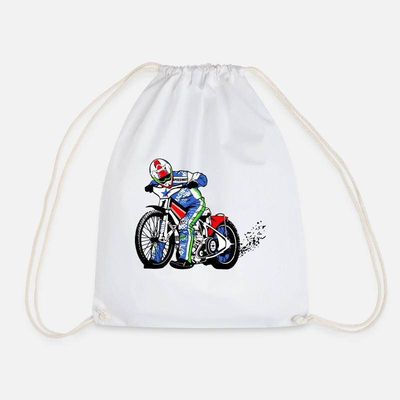 Speedway - Drawstring Bag - white