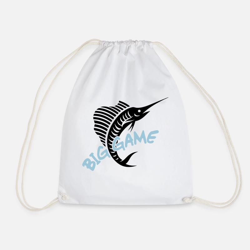 Hochseefischen / Big Game / Sailfish - Turnbeutel - Weiß
