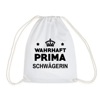 Ehe Schwager Liebe Paar Schwägerin Frau Braut Love - Turnbeutel - Weiß - Vorne