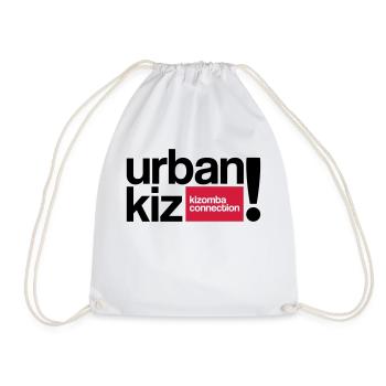 urbankiz kizomba connection ! - Drawstring Bag - white - Front