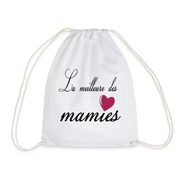 la meilleure des mamies - Sac de sport léger - blanc - Devant