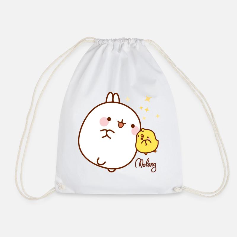 Molang Piu Piu mit Sternen - Turnbeutel - Weiß