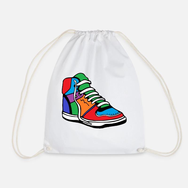 Sneaker Addict Club by Monkey Catcher - Drawstring Bag - white