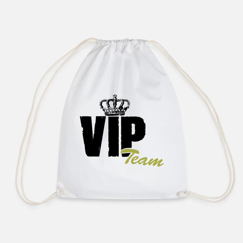 vip team - Turnbeutel - Weiß