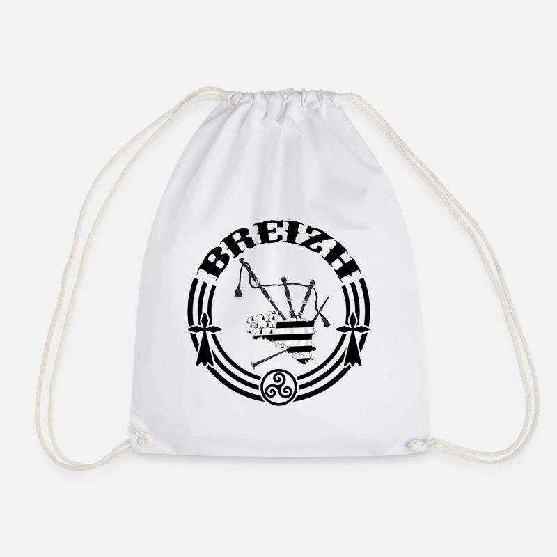 Breizh, Bretagne - Sac de sport léger - blanc