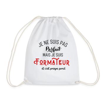 Pas parfait mais formateur - Sac de sport léger - blanc - Devant