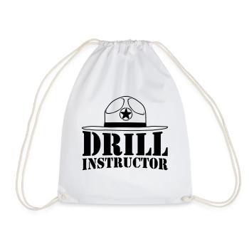 Sheriff Drill Instructor - Turnbeutel - Weiß - Vorne