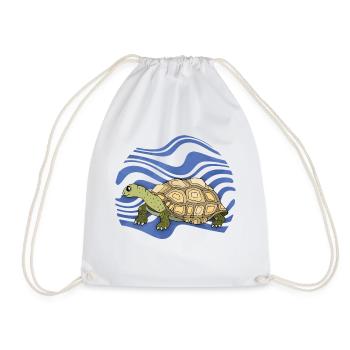 Tortue - Sac de sport léger - blanc - Devant