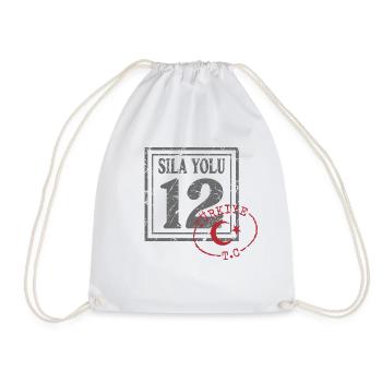 Bing oil - Drawstring Bag - white - Front