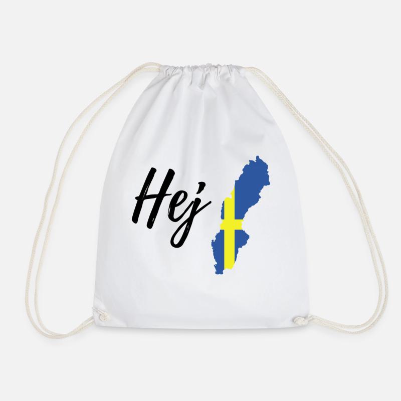 Hej Schweden - Turnbeutel - Weiß