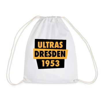 Ultras - Dresden - 1953 - Sachsen - Turnbeutel - Weiß - Vorne