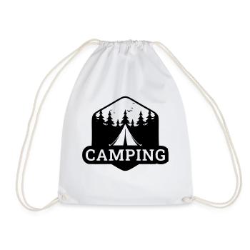 camping4 - Turnbeutel - Weiß - Vorne