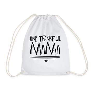 One Thankful Mama - Turnbeutel - Weiß - Vorne