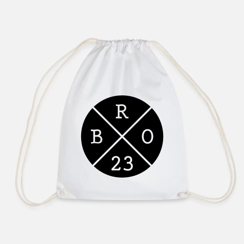 Bro 2023 Future Big Brother Gift - Drawstring Bag - white