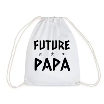 Future papa - Sac de sport léger - blanc - Devant