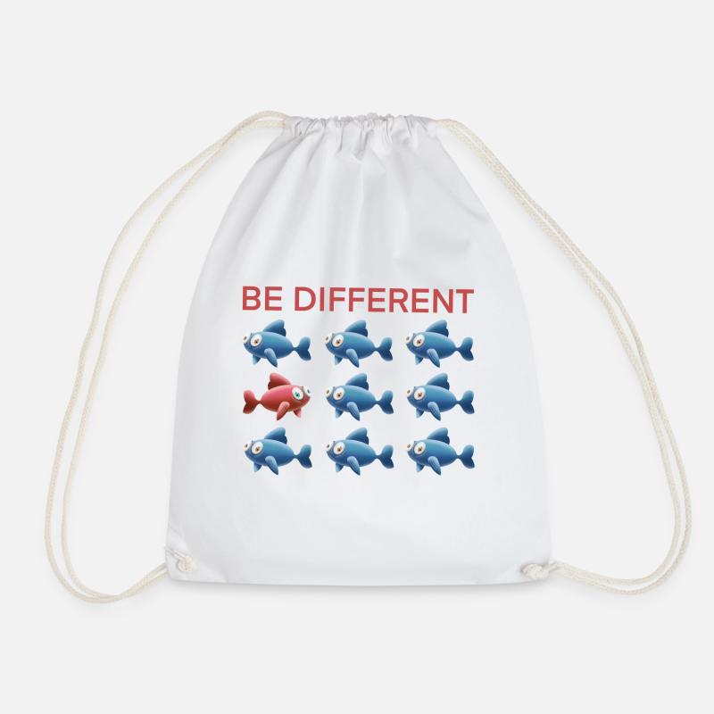 Be Different - Turnbeutel - Weiß
