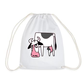 Elise la vache aigrie - Sac de sport léger - blanc - Devant