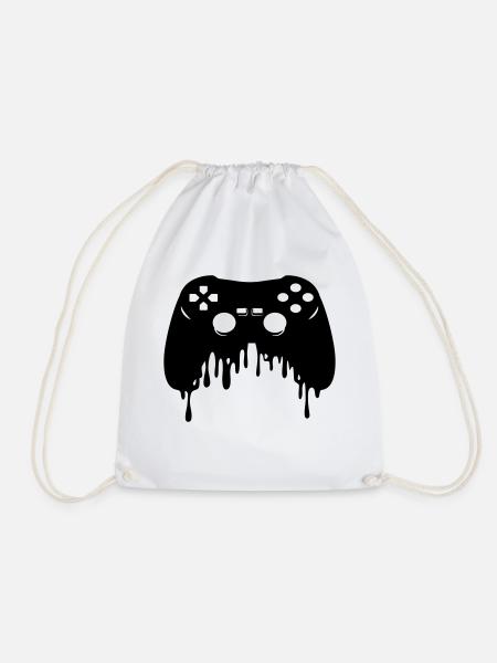 Game Controller - Turnbeutel - Weiß