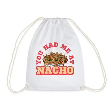 Mexico Nachos Jalapenos Cheese Mexican cuisine - Turnbeutel - Weiß - Vorne