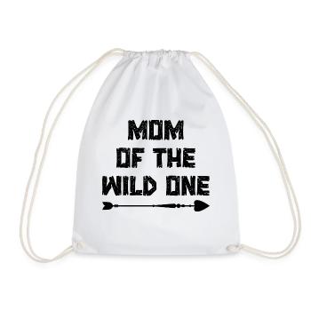 Funny Mom Gift Mom Mother's Day - Drawstring Bag - white - Front