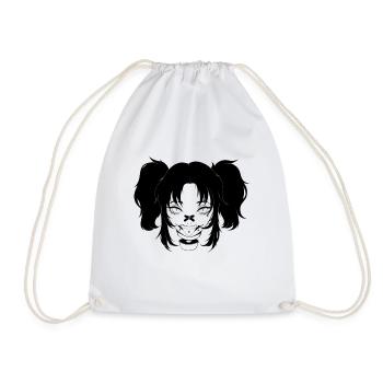 Anime Design - Turnbeutel - Weiß - Vorne