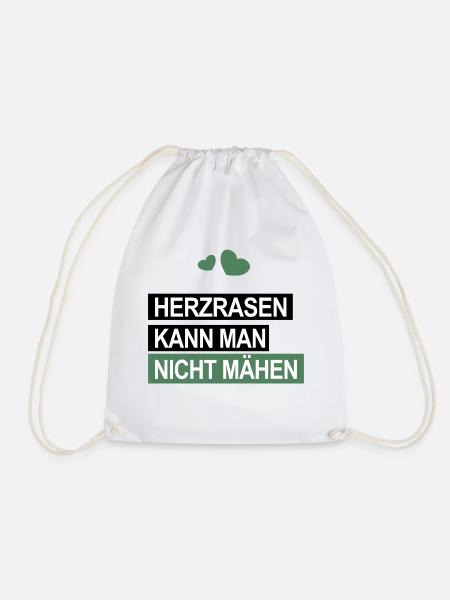 Herzrasen - Turnbeutel - Weiß