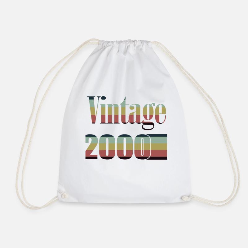 2000 anniversaire 2000 né en 2000 anniversaire - Sac de sport léger - blanc