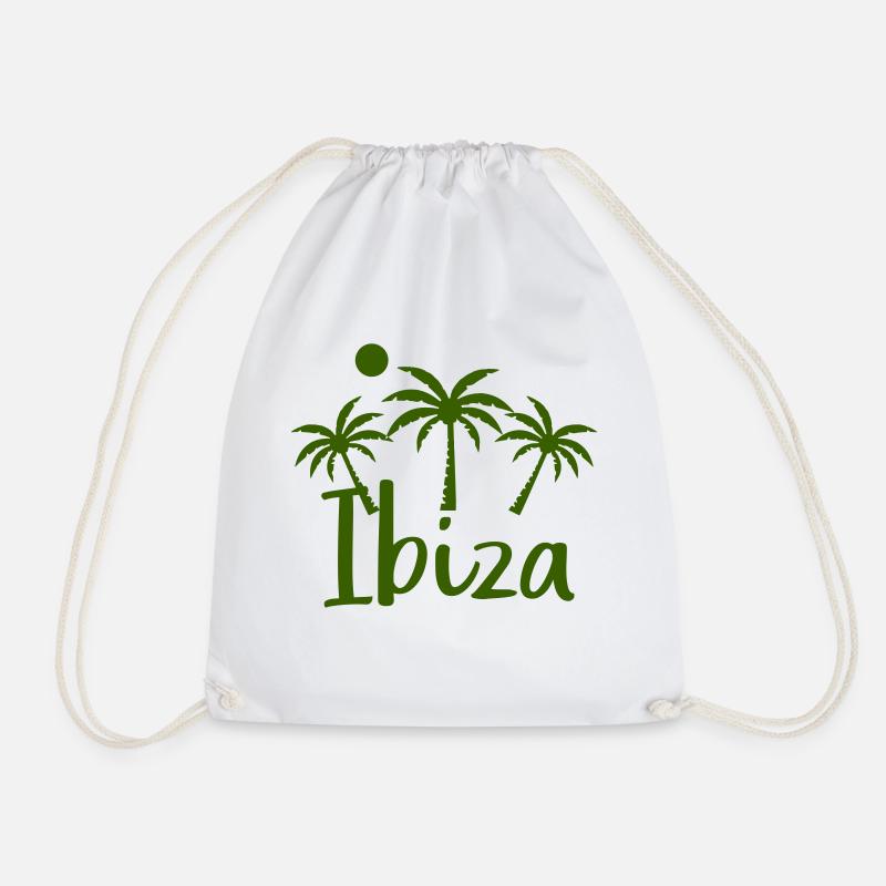 Ibiza - Drawstring Bag - white