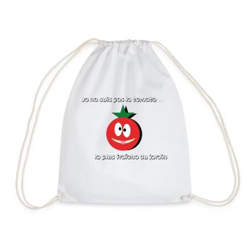 🍅 Pas la Tomate la Plus Fraîche du Jardin ! 🍅 - Sac de sport léger - blanc - Devant