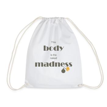 The naked madness - Drawstring Bag - white - Front