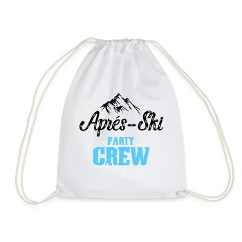 Après Ski Party Crew - Drawstring Bag - white - Front