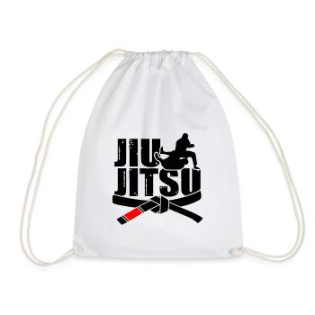 Jiu-Jitsu T-shirt Jiu jitsu - Drawstring Bag - white - Front