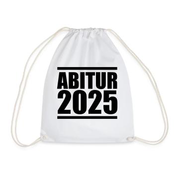 Abitur 2025 - Drawstring Bag - white - Front