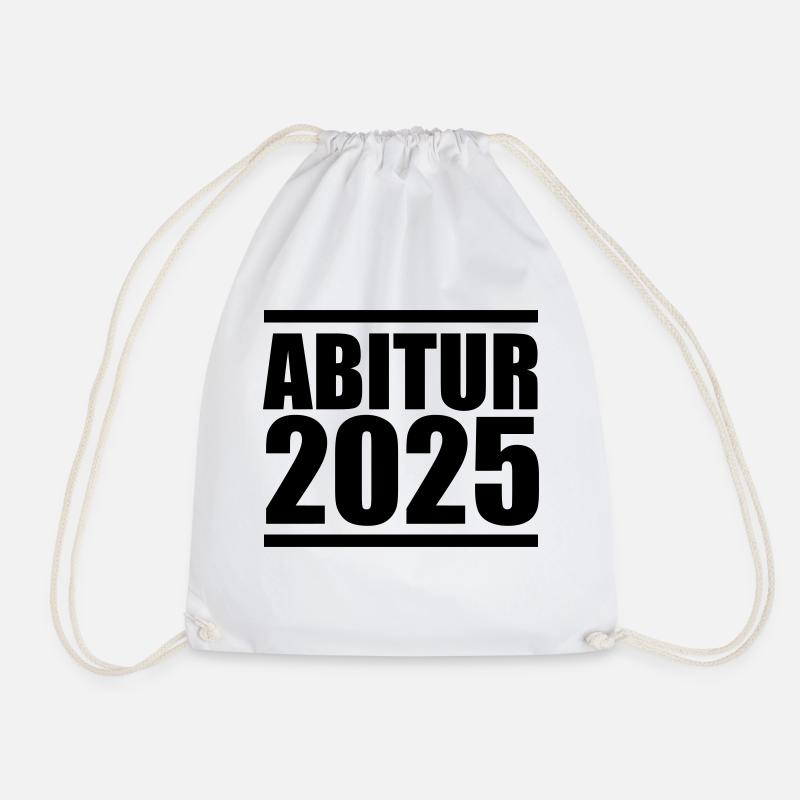 abitur 2025 - Turnbeutel - Weiß