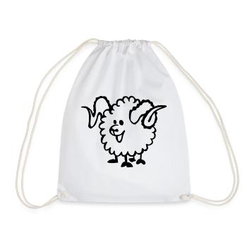 Bélier - Sac de sport léger - blanc - Devant
