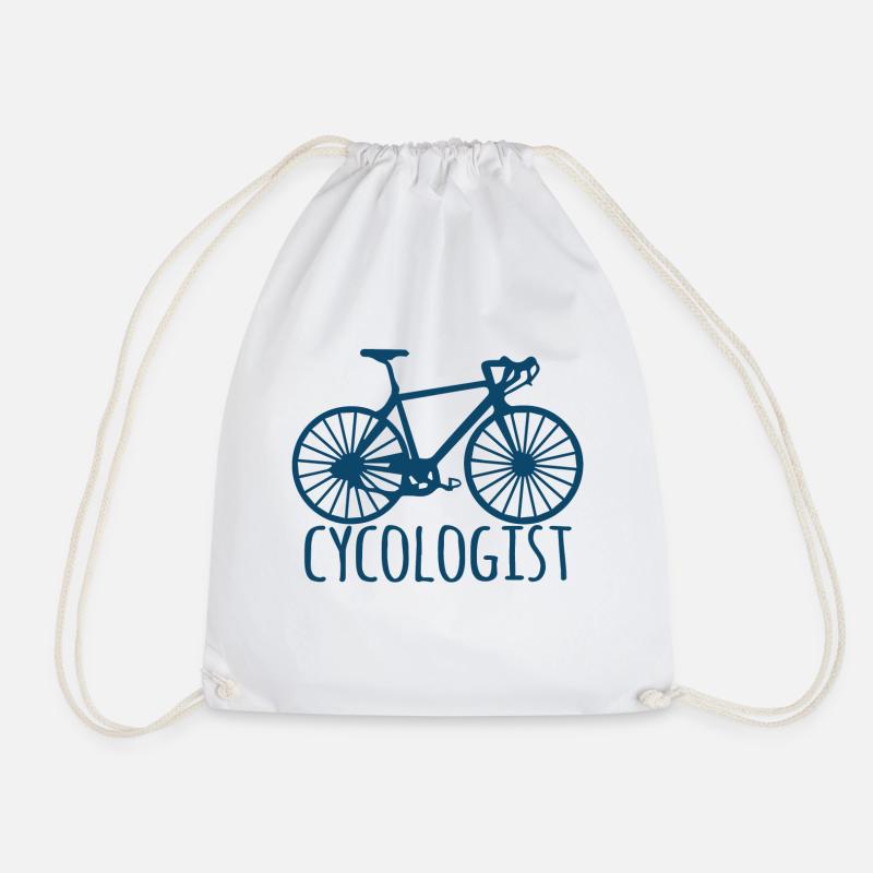 Bicycle: CYCOLOGIST - Drawstring Bag - white