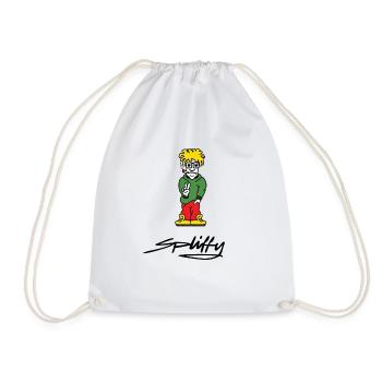 spliffy2 - Drawstring Bag - white - Front