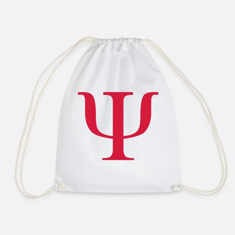 PSY__V001 - Drawstring Bag - white