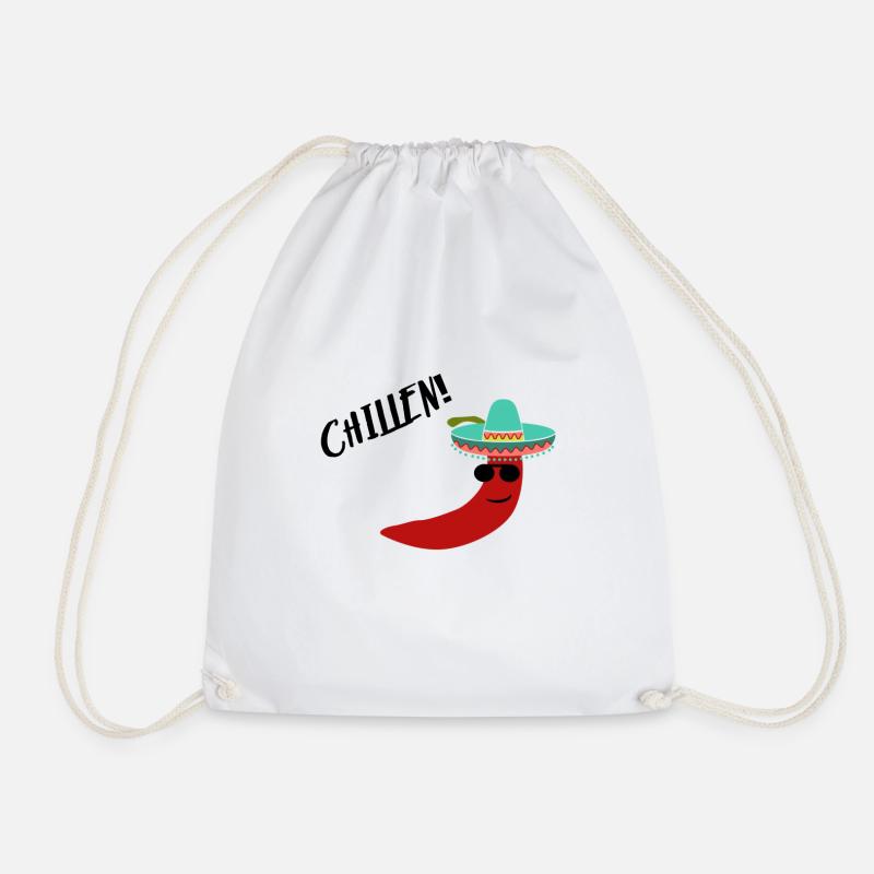 Chilli Chillen - Turnbeutel - Weiß