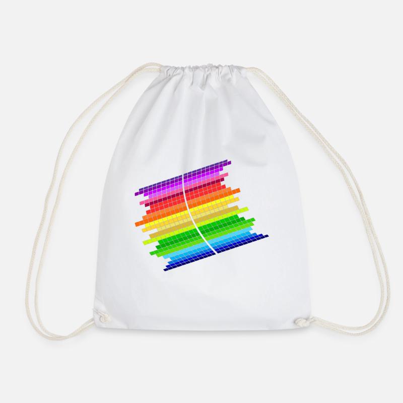 RainBow Equalizer - Turnbeutel - Weiß