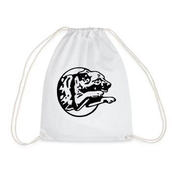 jump 1 ba - Drawstring Bag - white - Front