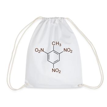 trinitrotoluene - Drawstring Bag - white - Front