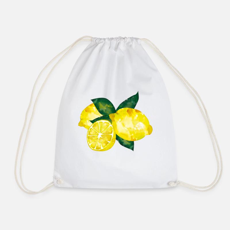 Lemons - Turnbeutel - Weiß
