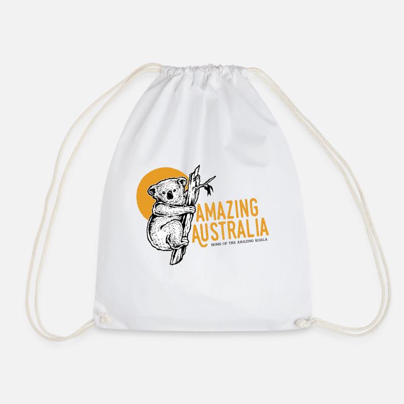Koala - Australien - Turnbeutel - Weiß