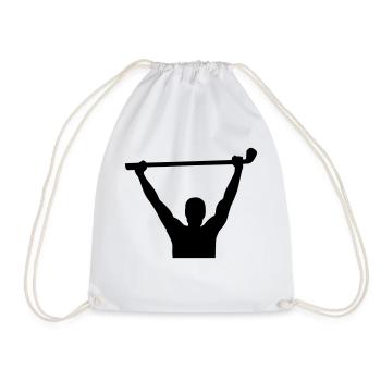 Golf - Drawstring Bag - white - Front