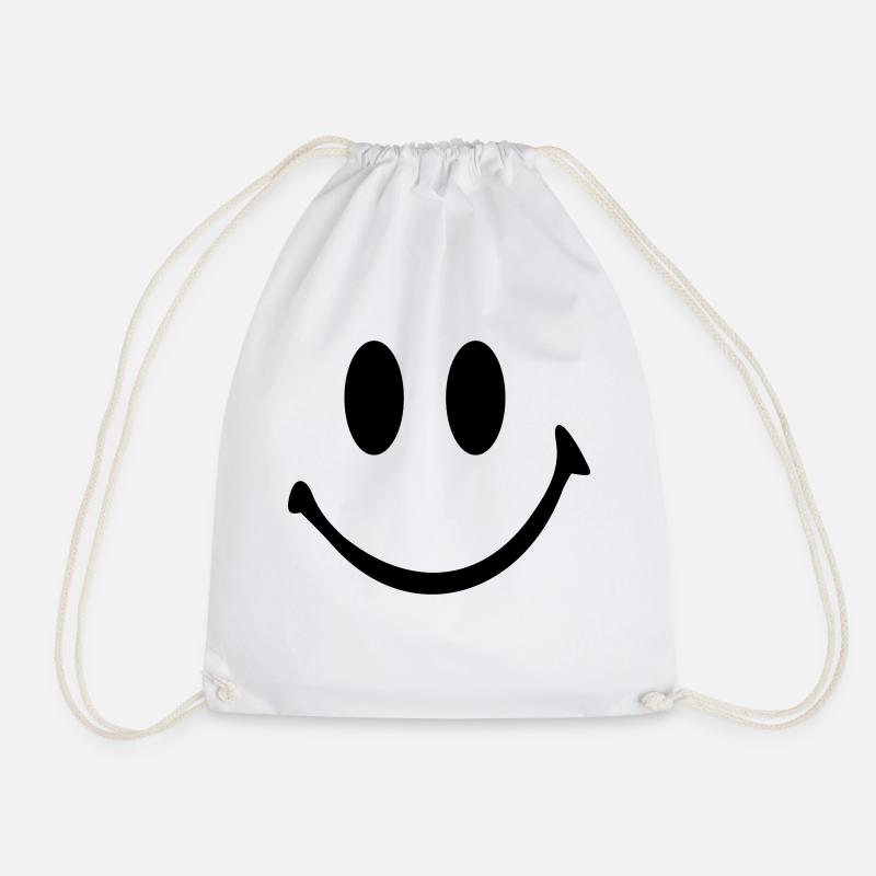 Smiley - Sac de sport léger - blanc