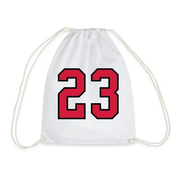 23 sports jersey football number new - Sac de sport léger - blanc - Devant