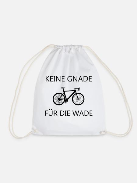 Fahrrad - Turnbeutel - Weiß