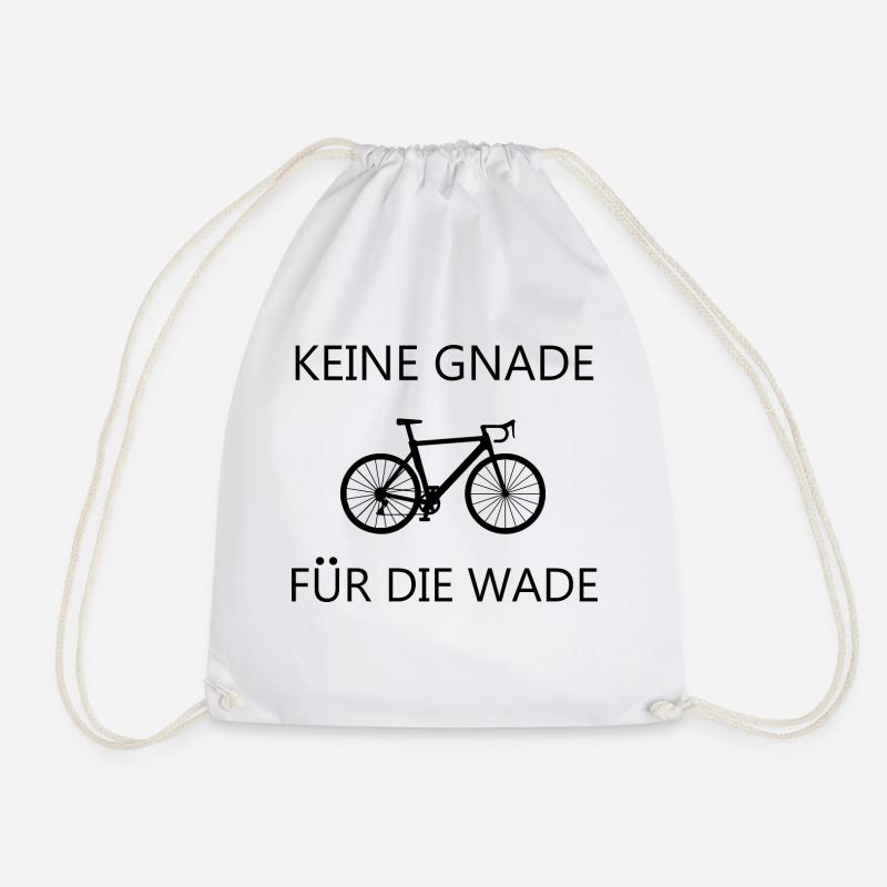 Fahrrad - Turnbeutel - Weiß